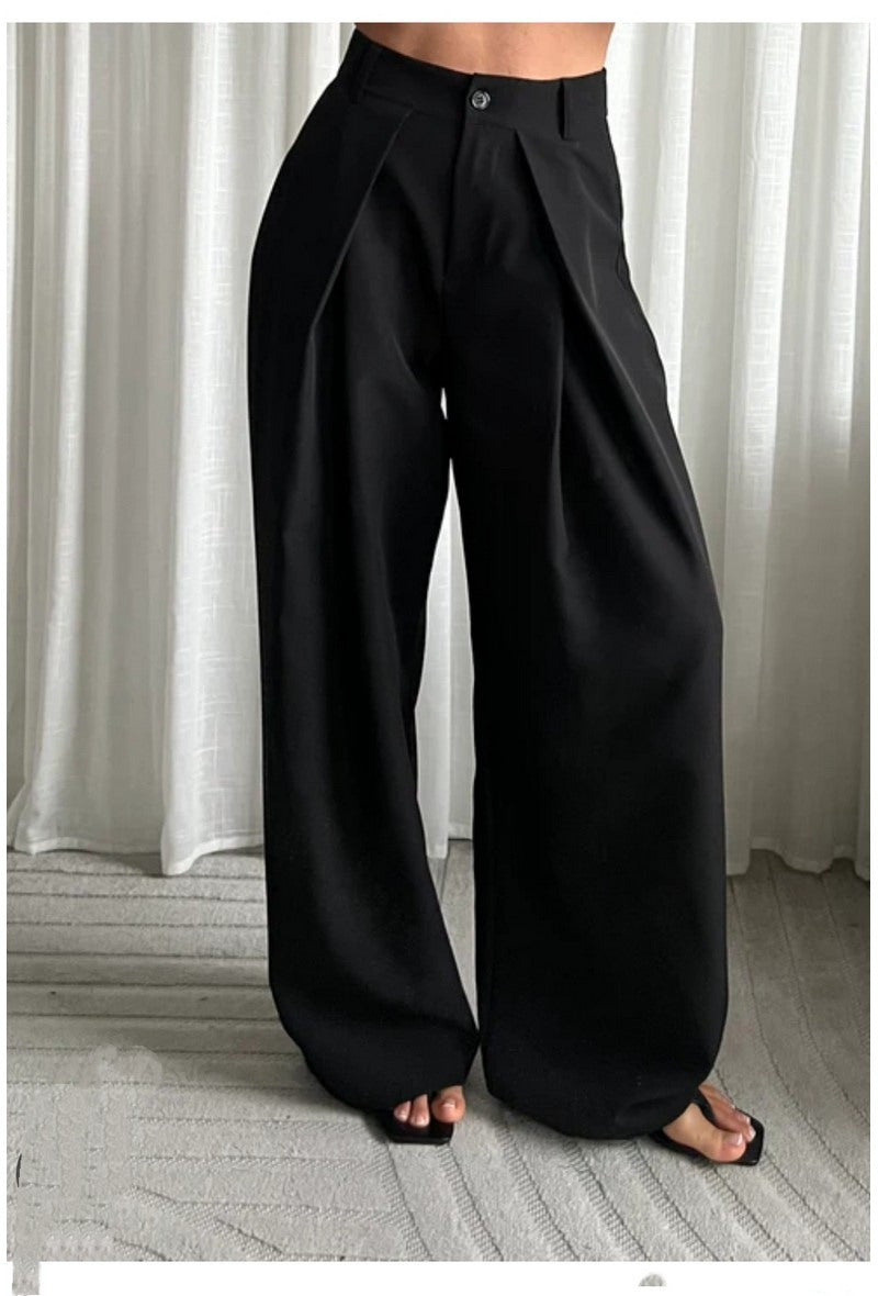 Jasmine - Pantalon Fluide pincé
